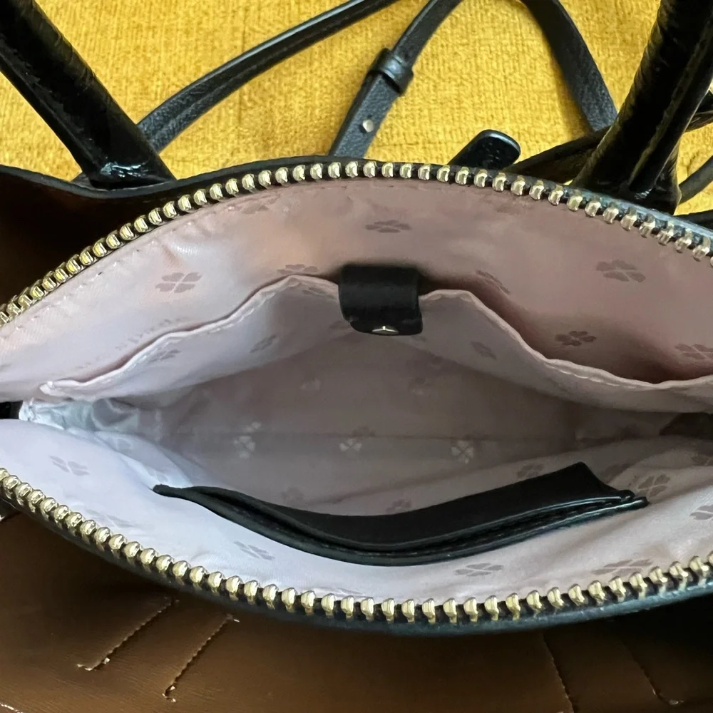 ~SOLD~ Kate Spade NY Margaux Haircalf Mini Satchel Crossbody Bag Leopard Print - Picture 8 of 14